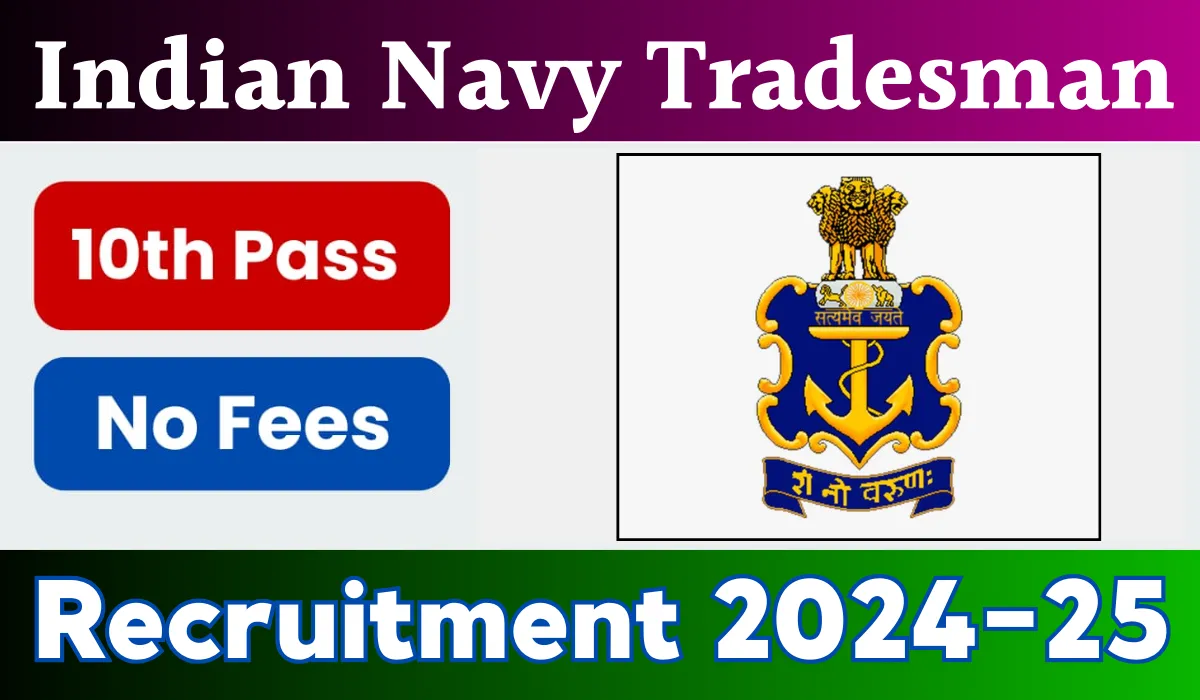 Indian Navy Tradesman Bharti 2024